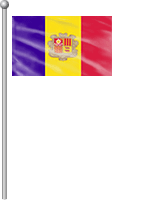 Nationalflagge Andorra