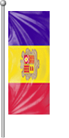 Nationalflagge Andorra