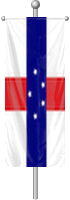 Nationalflagge NiederlÃ¤ndische Antillen