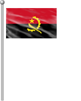 Nationalflagge Angola
