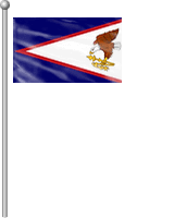 Nationalflagge Amerikanisch-Samoa