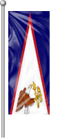 Nationalflagge Amerikanisch-Samoa