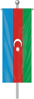 Nationalflagge Aserbaidschan