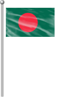 Nationalflagge Bangladesch