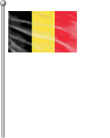Nationalflagge Belgien