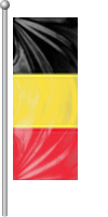 Nationalflagge Belgien