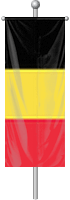 Nationalflagge Belgien