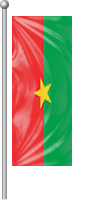 Nationalflagge Burkina Faso