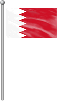Nationalflagge Bahrain