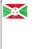 Nationalflagge Burundi