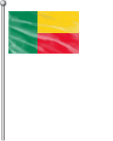 Nationalflagge Benin