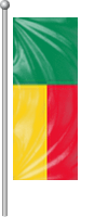 Nationalflagge Benin