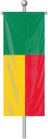 Nationalflagge Benin