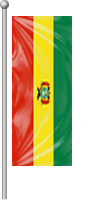 Nationalflagge Bolivien