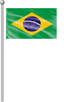 Nationalflagge Brasilien