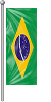 Nationalflagge Brasilien
