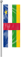 Nationalflagge Zentralafrikanische Republik