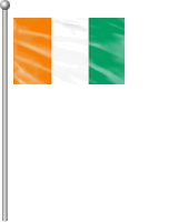 Nationalflagge ElfenbeinkÃ¼ste