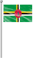 Nationalflagge Dominica