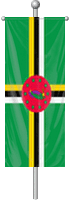 Nationalflagge Dominica