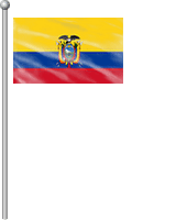 Nationalflagge Ecuador