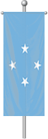 Nationalflagge FÃ¶derierte Staaten von Mikronesien