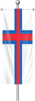 Nationalflagge FÃ¤rÃ¶er Inseln