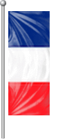 Nationalflagge Frankreich