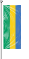 Nationalflagge Gabun