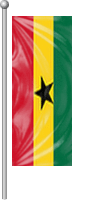 Nationalflagge Ghana