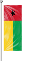 Nationalflagge Guinea-Bissau