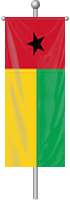 Nationalflagge Guinea-Bissau