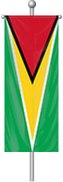 Nationalflagge Guyana