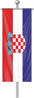 Nationalflagge Kroatien