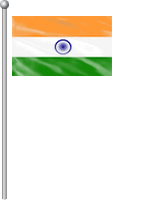 Nationalflagge Indien