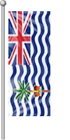 Nationalflagge Britisches Territorium im Indischen Ozean