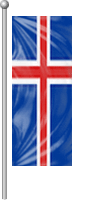 Nationalflagge Island