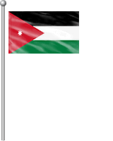 Nationalflagge Jordanien