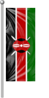 Nationalflagge Kenia