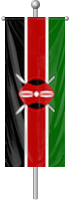 Nationalflagge Kenia