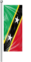 Nationalflagge St. Kitts und Nevis