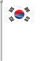 Nationalflagge Korea (SÃ¼dkorea)