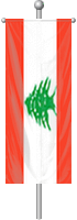 Nationalflagge Libanon