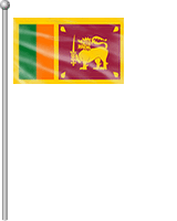 Nationalflagge Sri Lanka