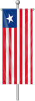 Nationalflagge Liberia