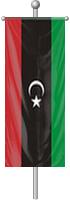 Nationalflagge Libyen