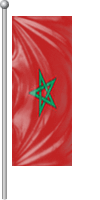 Nationalflagge Marokko