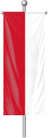 Nationalflagge Monaco