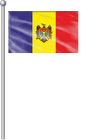 Nationalflagge Moldawien