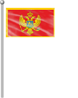 Nationalflagge Montenegro